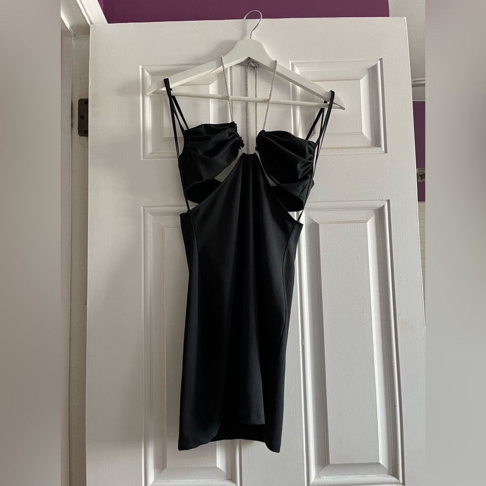 Zara black mini dress
